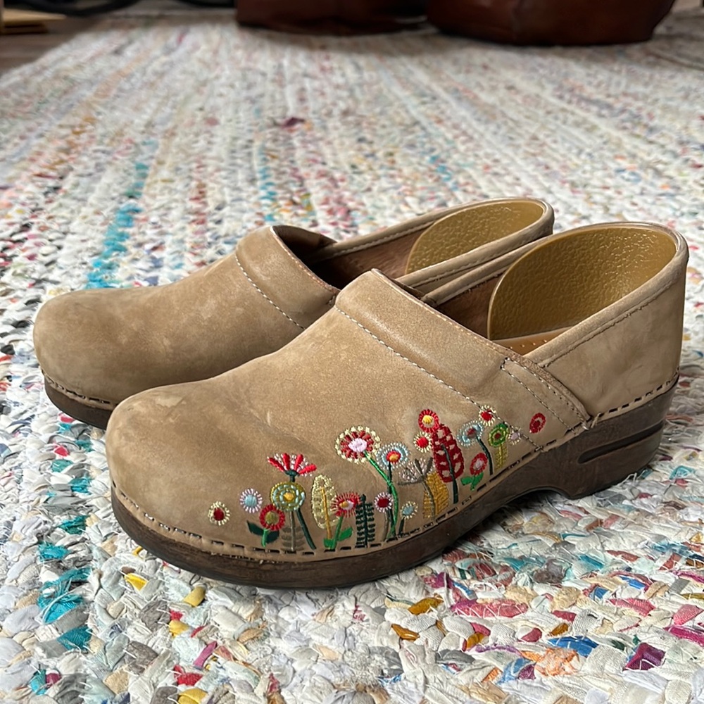 Dansko Embroidered Professional Clogs